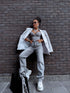ELYNDI, string corrective bodysuit - gray PRE-ORDER